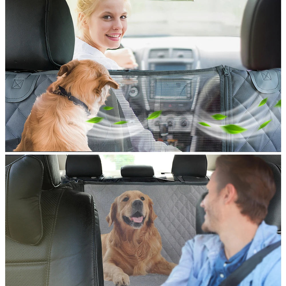  Dog Rear Back Car Seat Cover Protector Mat for Pets