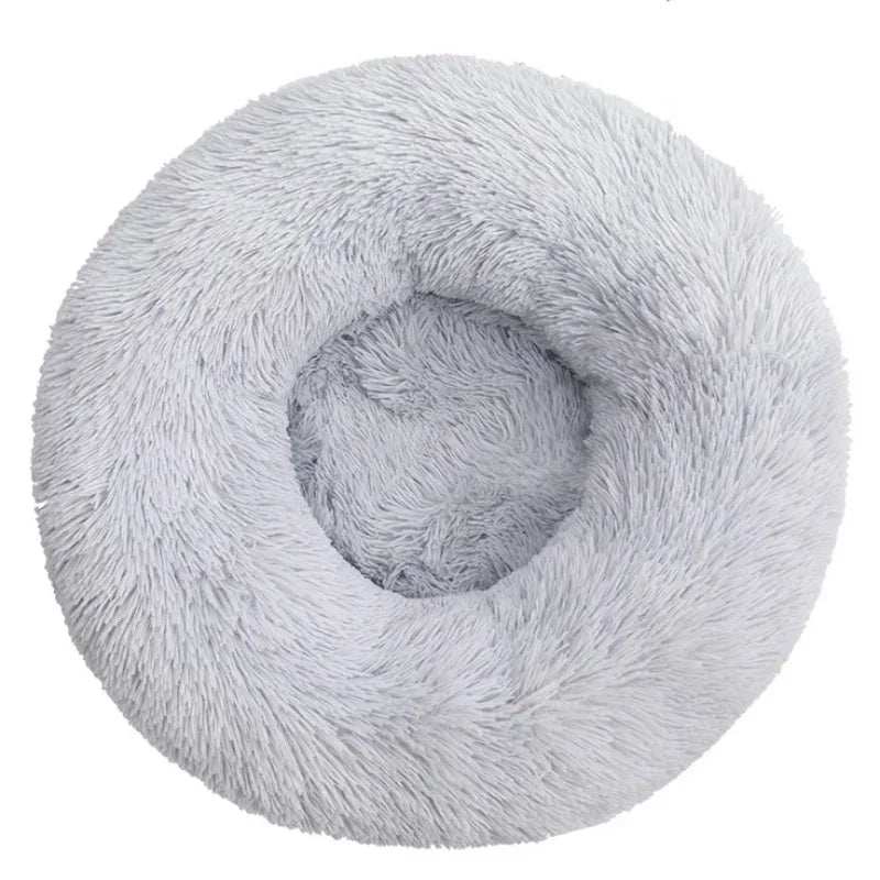 Cozy Round Pet Bed for Dogs & Cats Ultra Soft for Small, Medium, & Large Pets