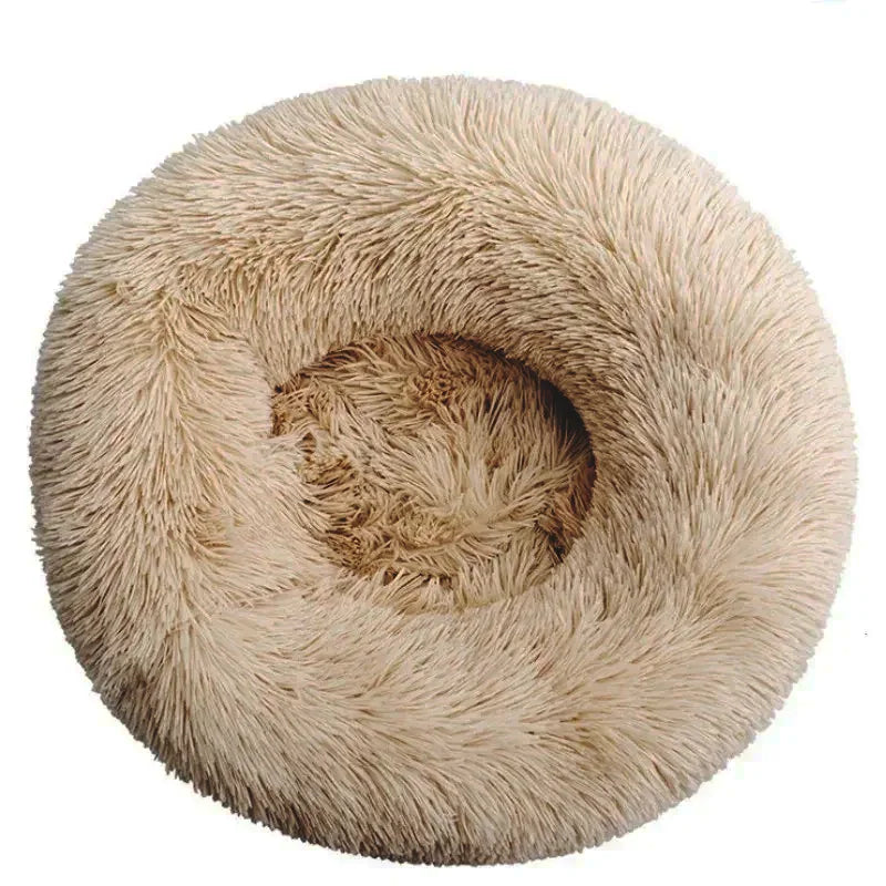 Cozy Round Pet Bed for Dogs & Cats Ultra Soft for Small, Medium, & Large Pets