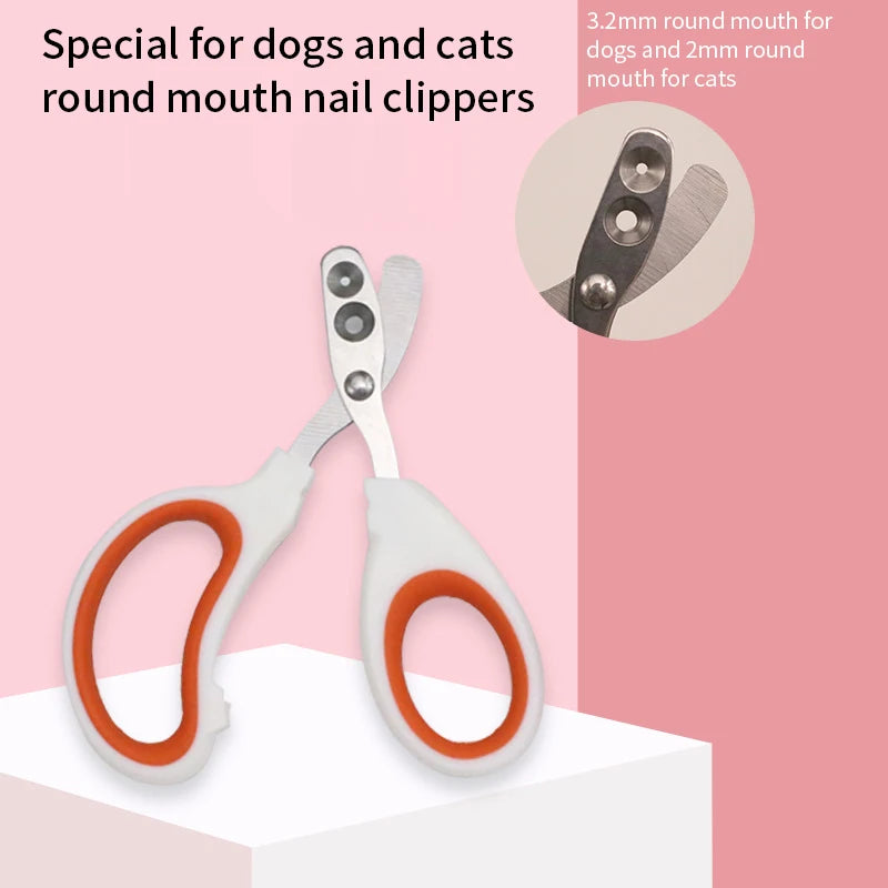 Premium Stainless Steel Cat & Dog Nail Clippers Perfect for Small Pets, Dogs, Cats Grooming & Claw Care