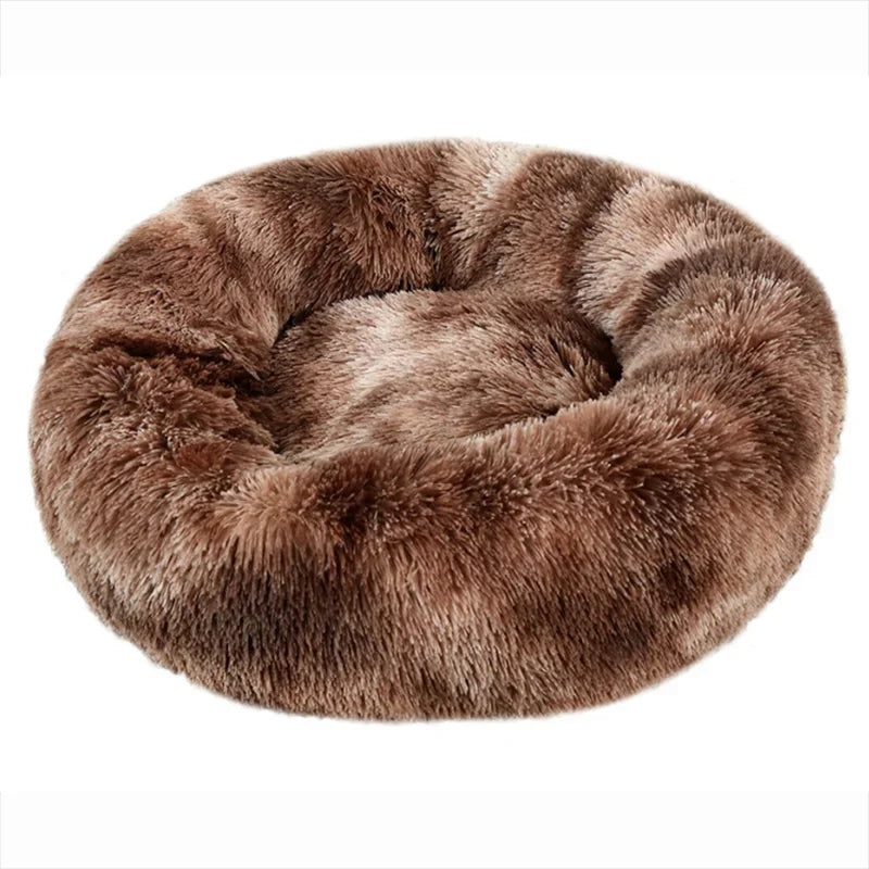 Cozy Round Pet Bed for Dogs & Cats Ultra Soft for Small, Medium, & Large Pets