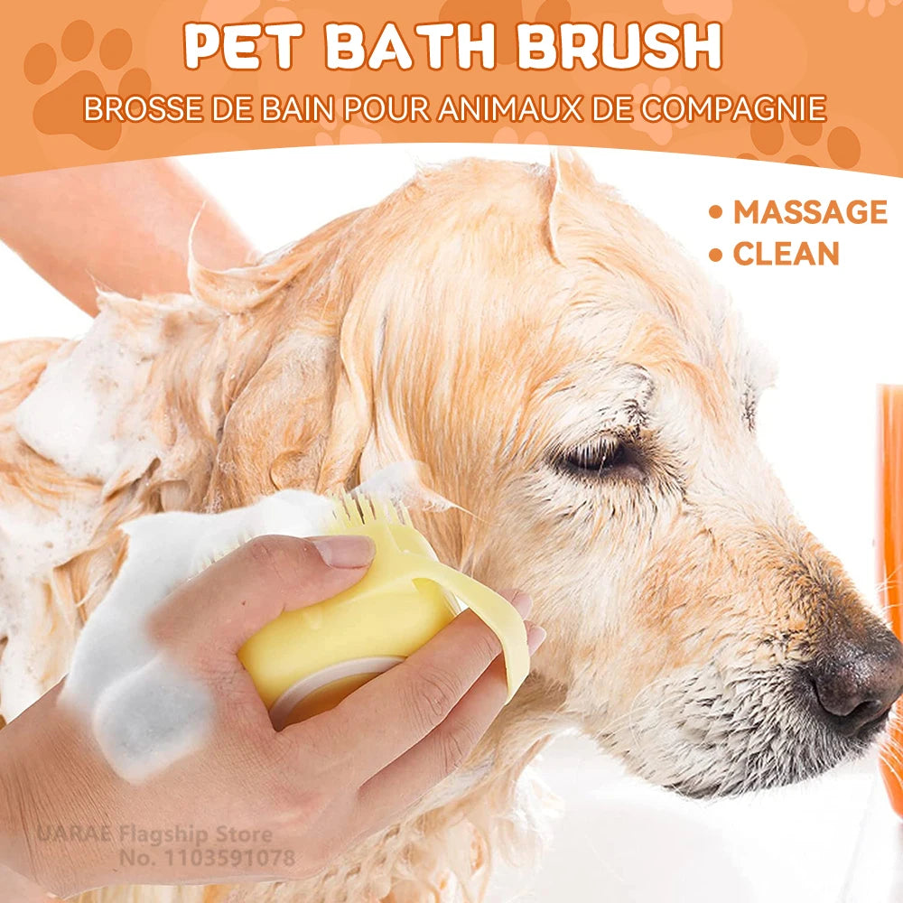 Dog & Cat Pet Bath Brush 