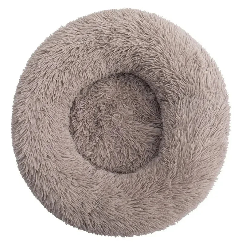 Cozy Round Pet Bed for Dogs & Cats Ultra Soft for Small, Medium, & Large Pets