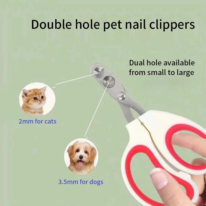 Premium Stainless Steel Cat & Dog Nail Clippers Perfect for Small Pets, Dogs, Cats Grooming & Claw Care