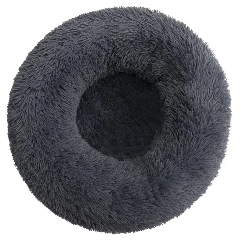 Cozy Round Pet Bed for Dogs & Cats Ultra Soft for Small, Medium, & Large Pets